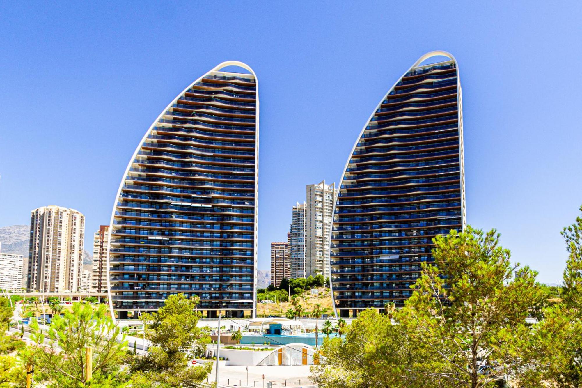 Sunset Waves Lovely Apartment 貝尼多姆 外观 照片