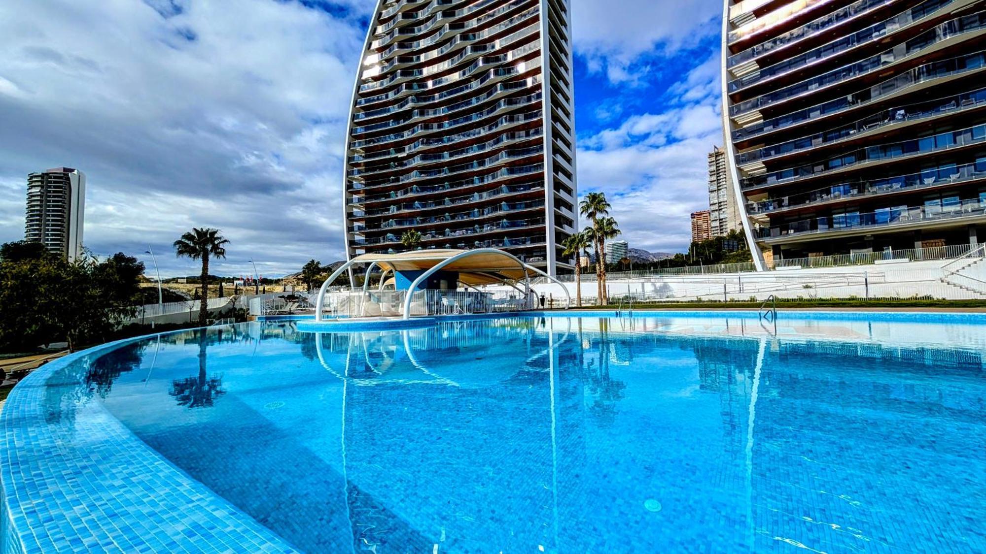 Sunset Waves Lovely Apartment 貝尼多姆 外观 照片